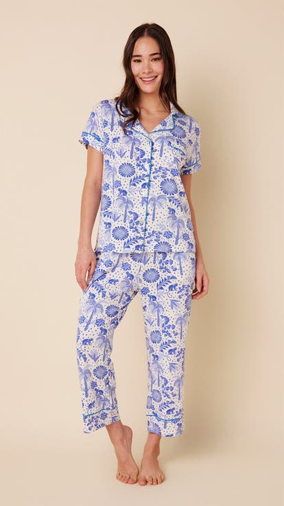 Pima Knit Capri Set