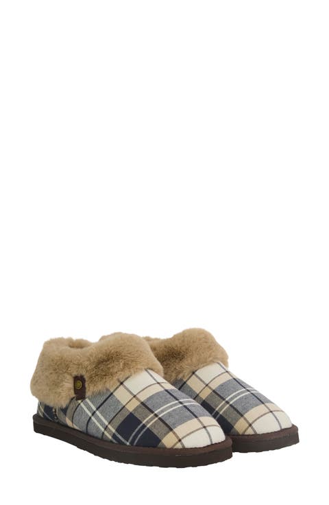 Eloise Faux Fur Lined Scuff Slipper