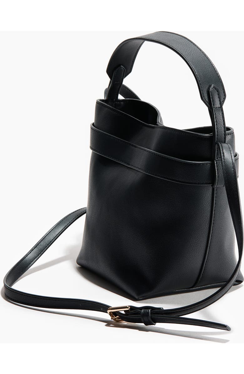 H&M Crossbody Bucket Bag, Alternate, color, Black