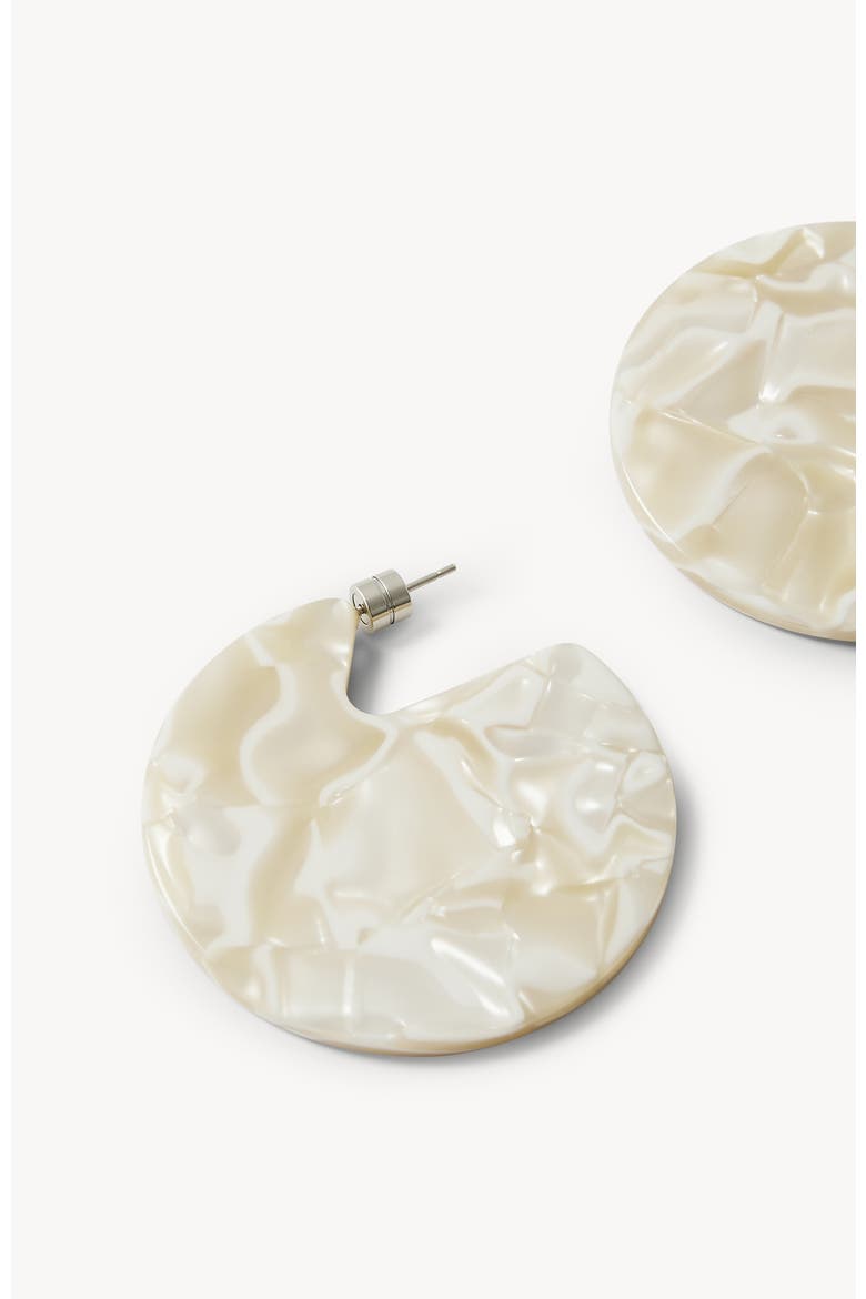 Clare Earrings, Alternate, color, Ivory