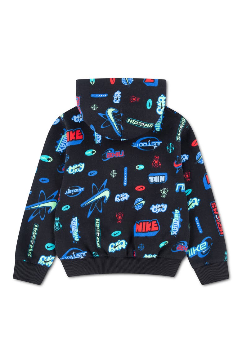 Kids' Brand Ambassador Logo Graphic Hoodie, Alternate, color, BLACK
