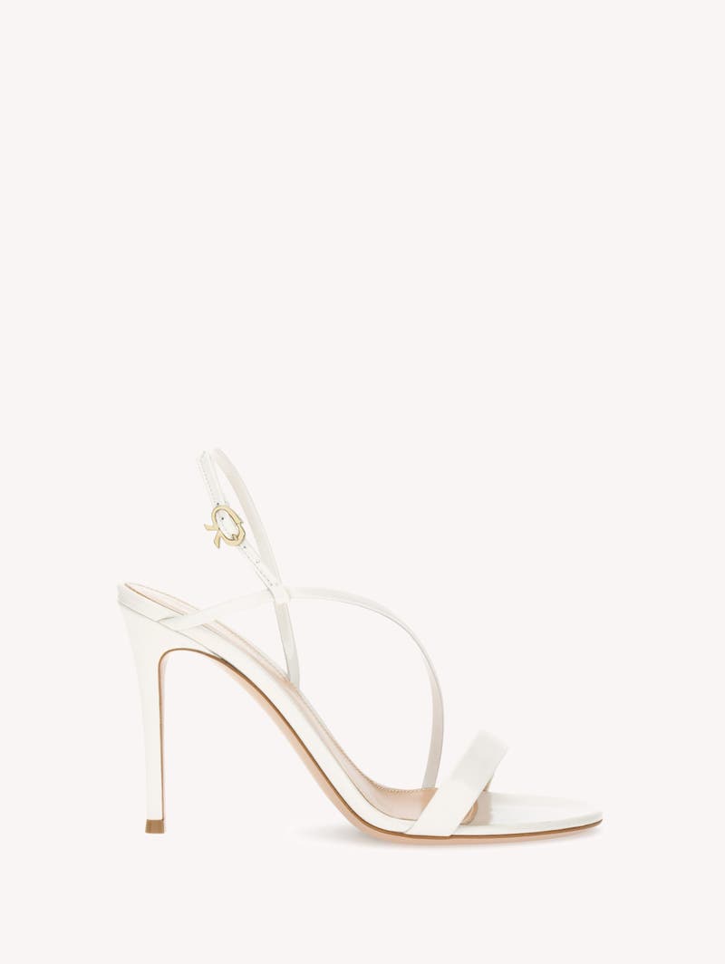 Gianvito Rossi Manhattan 95 Sandal in White