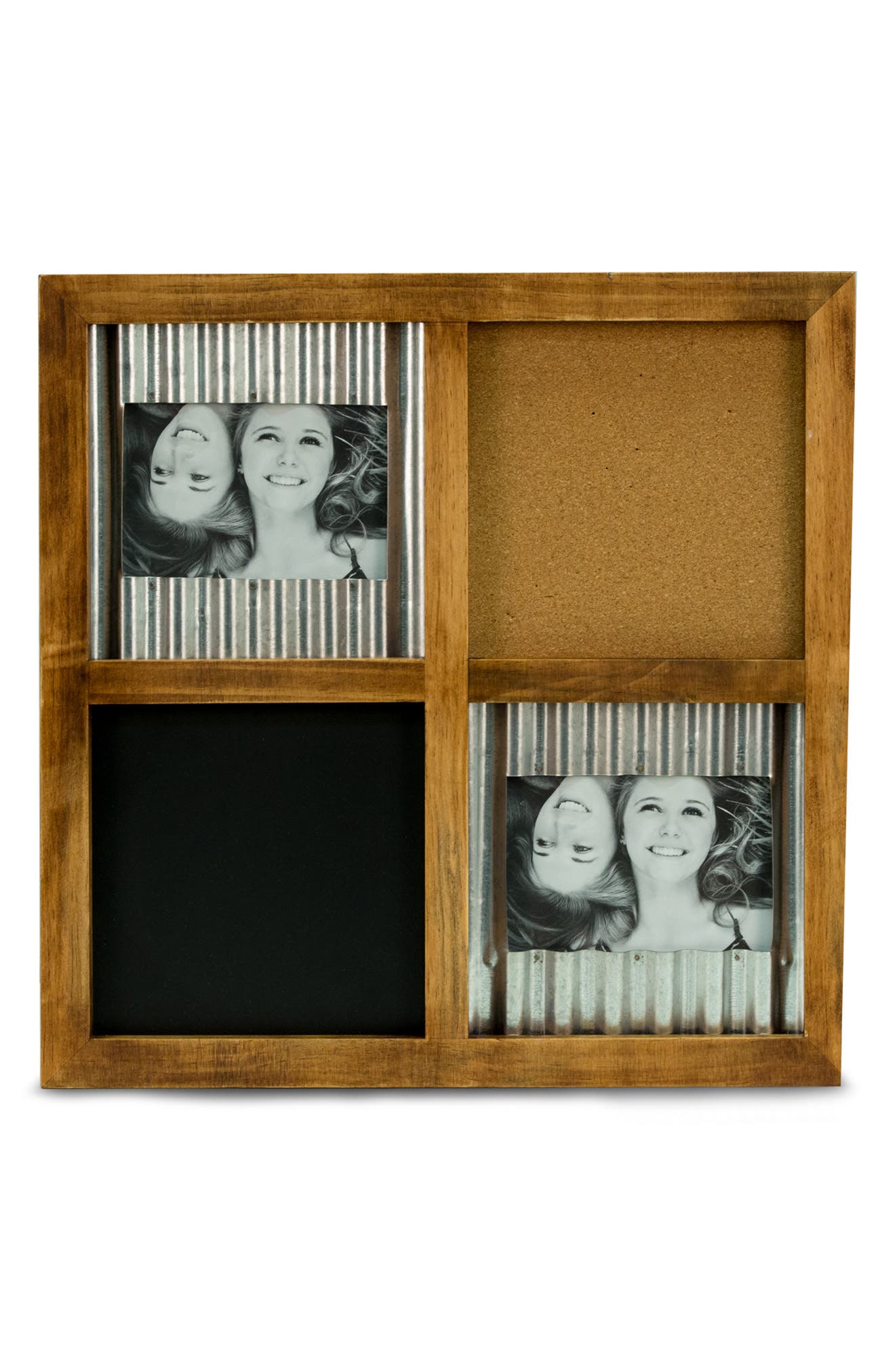 Bey-Berk Wood & Metal Wall Frame