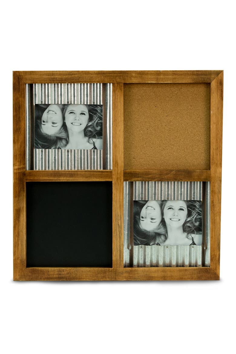 Wood & Metal Wall Frame, Main, color, MULTI-COLOR