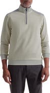 Bugatchi Mélange Quarter Zip Top