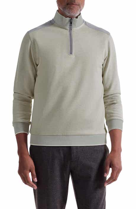 Bugatchi Mélange Quarter Zip Top