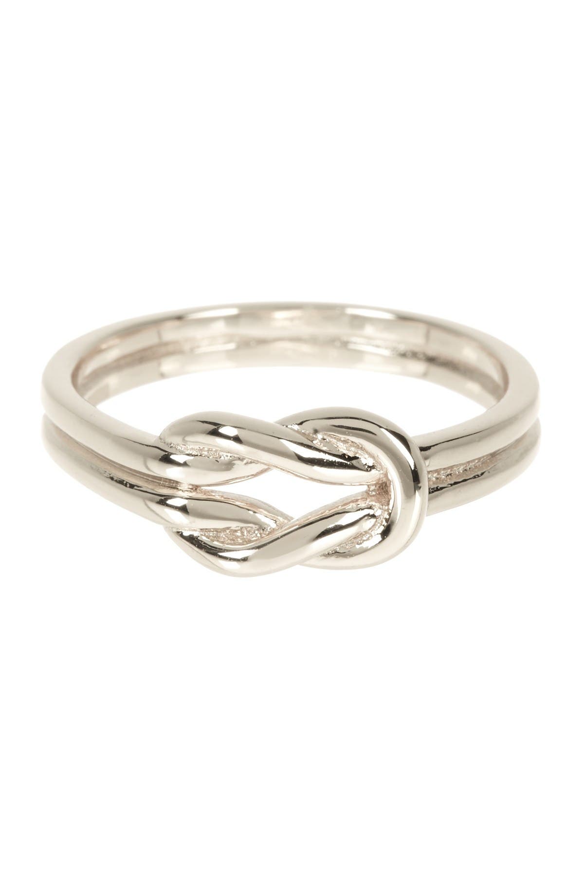 Sterling Forever Sterling Silver Double Love Knot Ring (Women ...