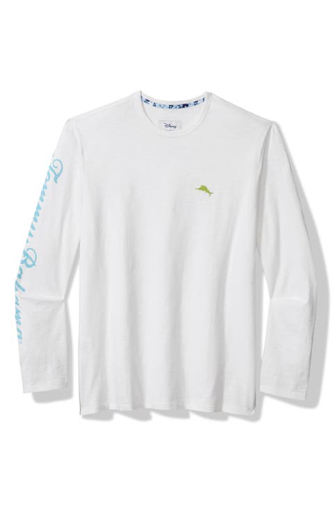 Postcard to Paradise Long Sleeve Organic Cotton Graphic T-Shirt