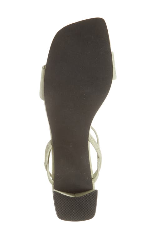 Jeffrey Campbell Adapt Ankle Strap Sandal In Pastel Green Suede