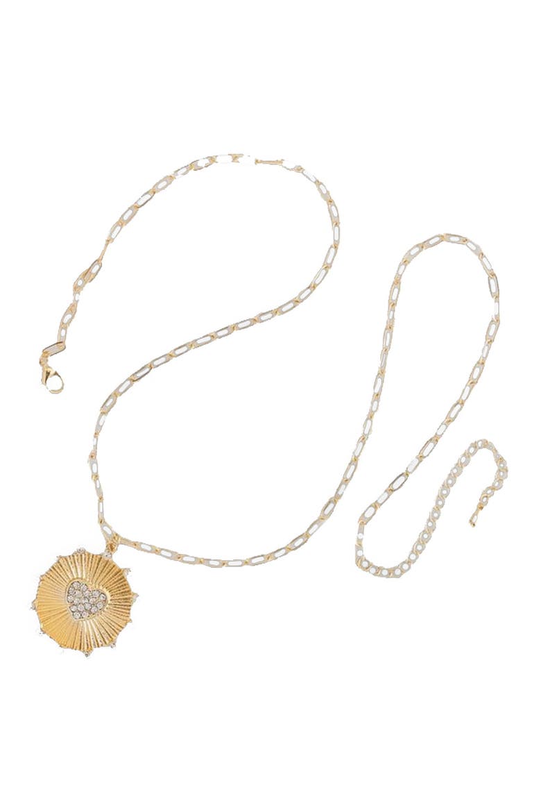 Scarlett Necklace, Alternate, color, Gold
