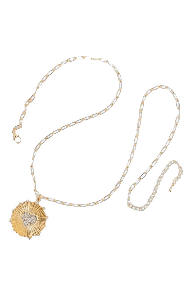 Erin McDermott Jewelry Scarlett Necklace, Alternate, color, Gold