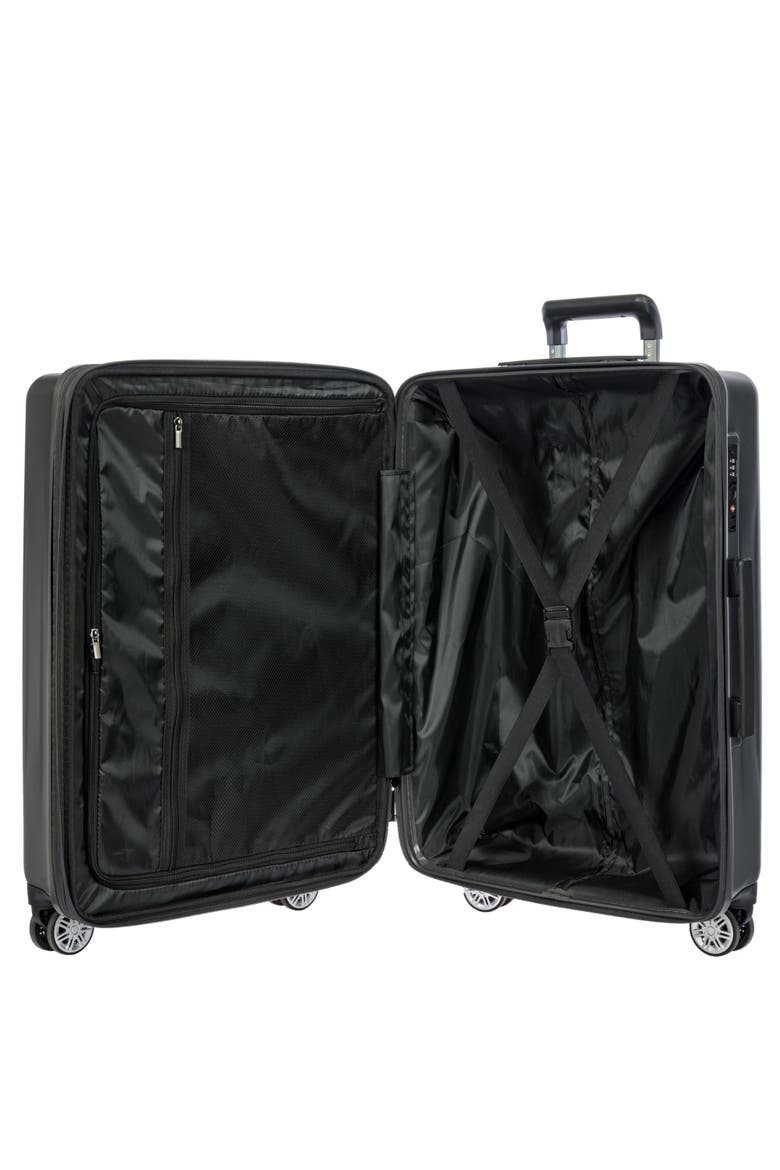 Cervia Hardside Expandable 27" Medium Checked Spinner Luggage, Alternate, color, Dark Grey