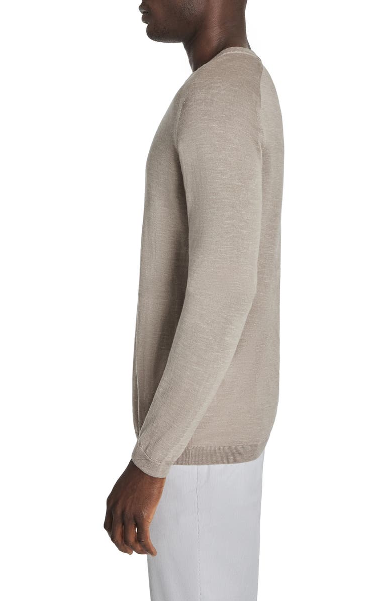 Jack Victor Bailey Merino Wool Blend Sweatshirt, Alternate, color, Tan
