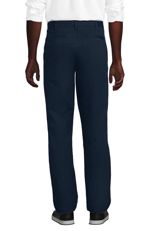 Lands' End Travel Kit Comfort Waist Athletic Fit Chino Pant In Blue