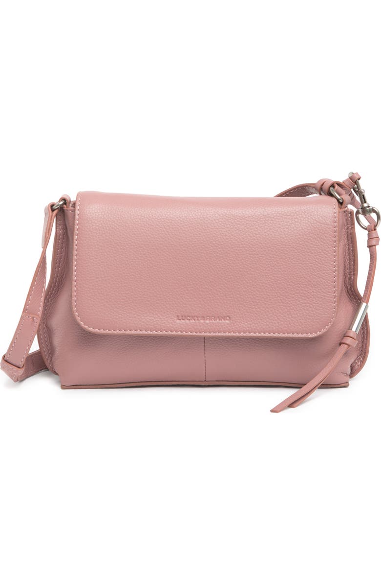 Lucky Brand Coran Leather Crossbody Bag, Main, color,