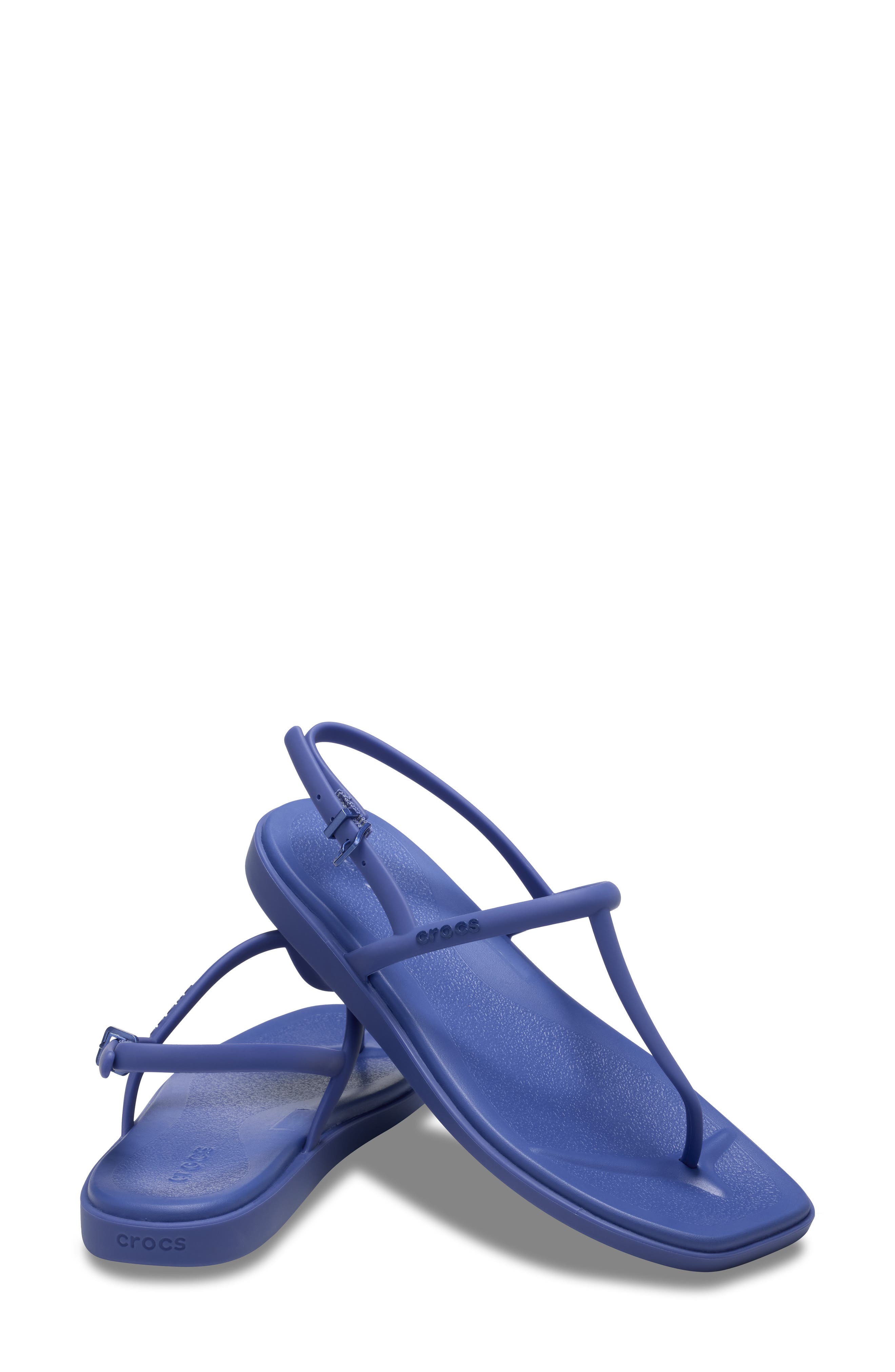 CROCS Miami Sandal, Alternate, color, Sapphire