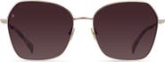 RAEN Zhana 57mm Tinted Aviator Sunglasses