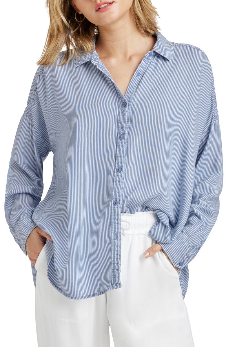 Splendid Ella Stripe Button-Up Shirt, Main, color,