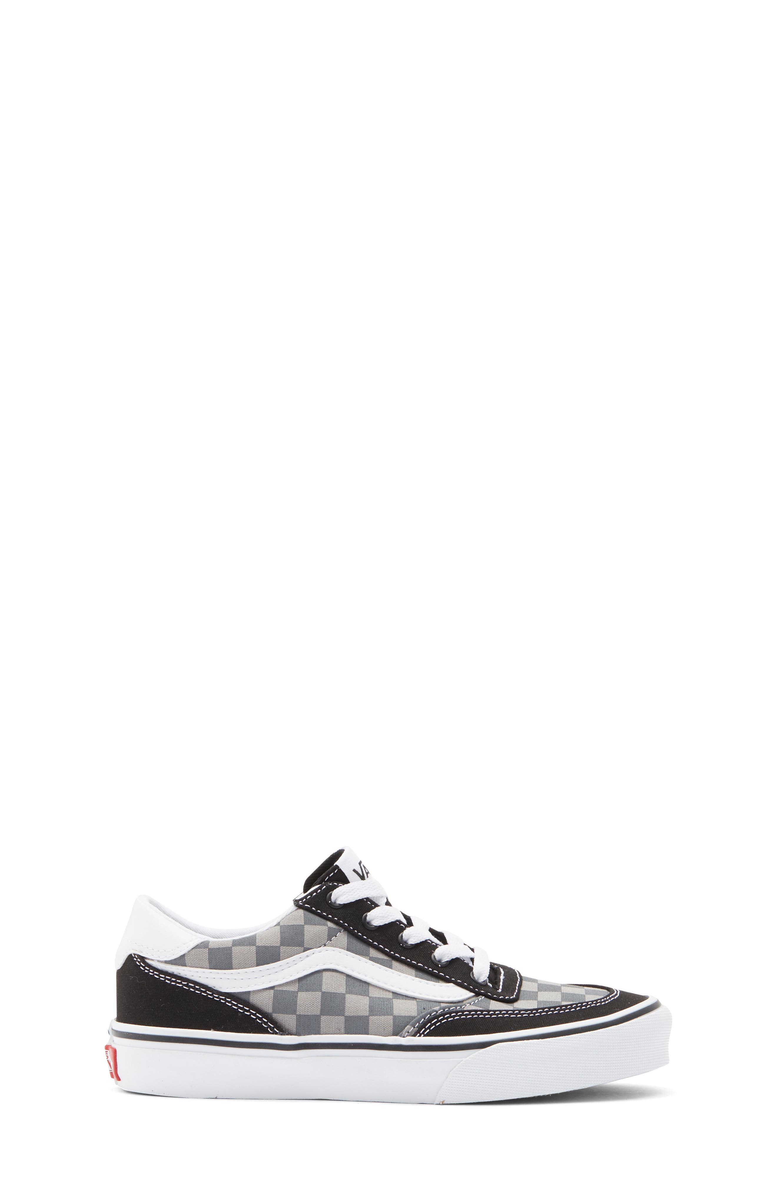 Vans Kids' Brooklyn Sneaker, Alternate, color, Tonal Check Pewter