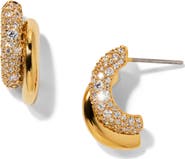 Nadri Pavé Double Hoop Earrings