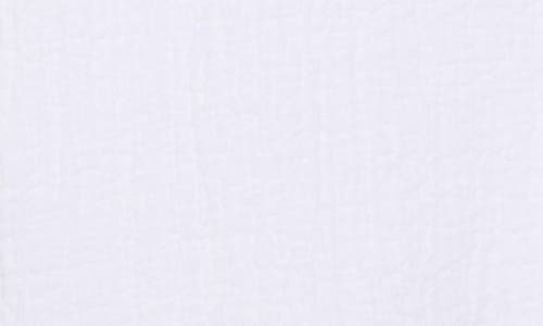 Original Penguin Cotton Gauze Short Sleeve Button-up Camp Shirt In Bright White