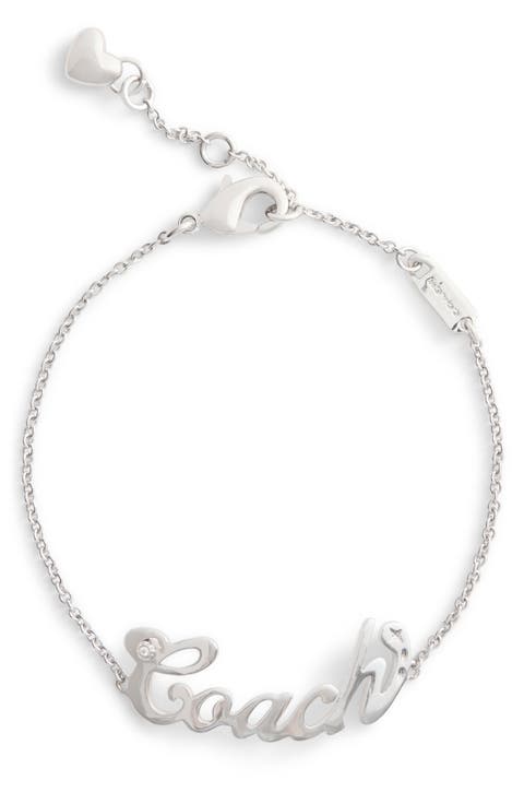 Logo Nameplate Chain Link Bracelet