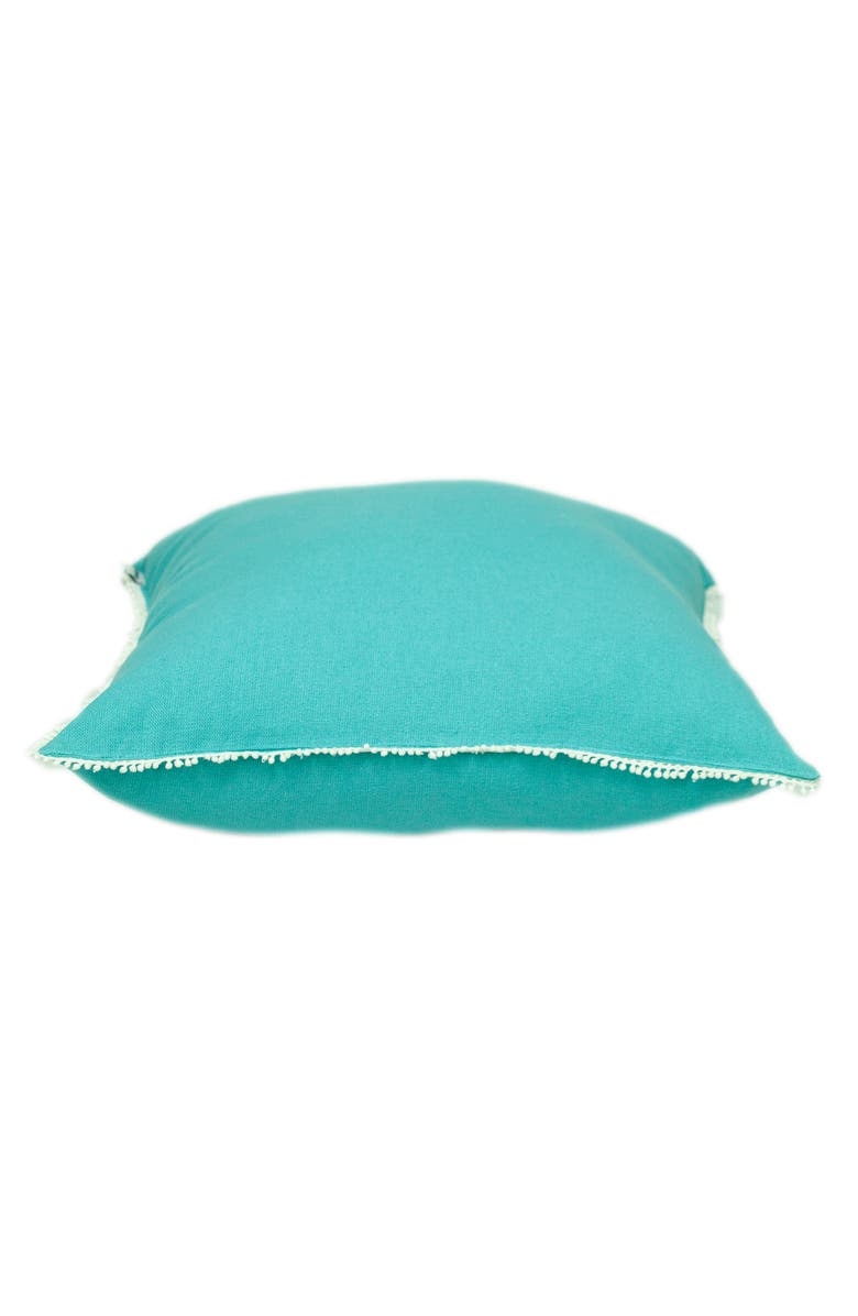 PARKLAND COLLECTION Crochet Dot Throw Pillow, Alternate, color, Blue