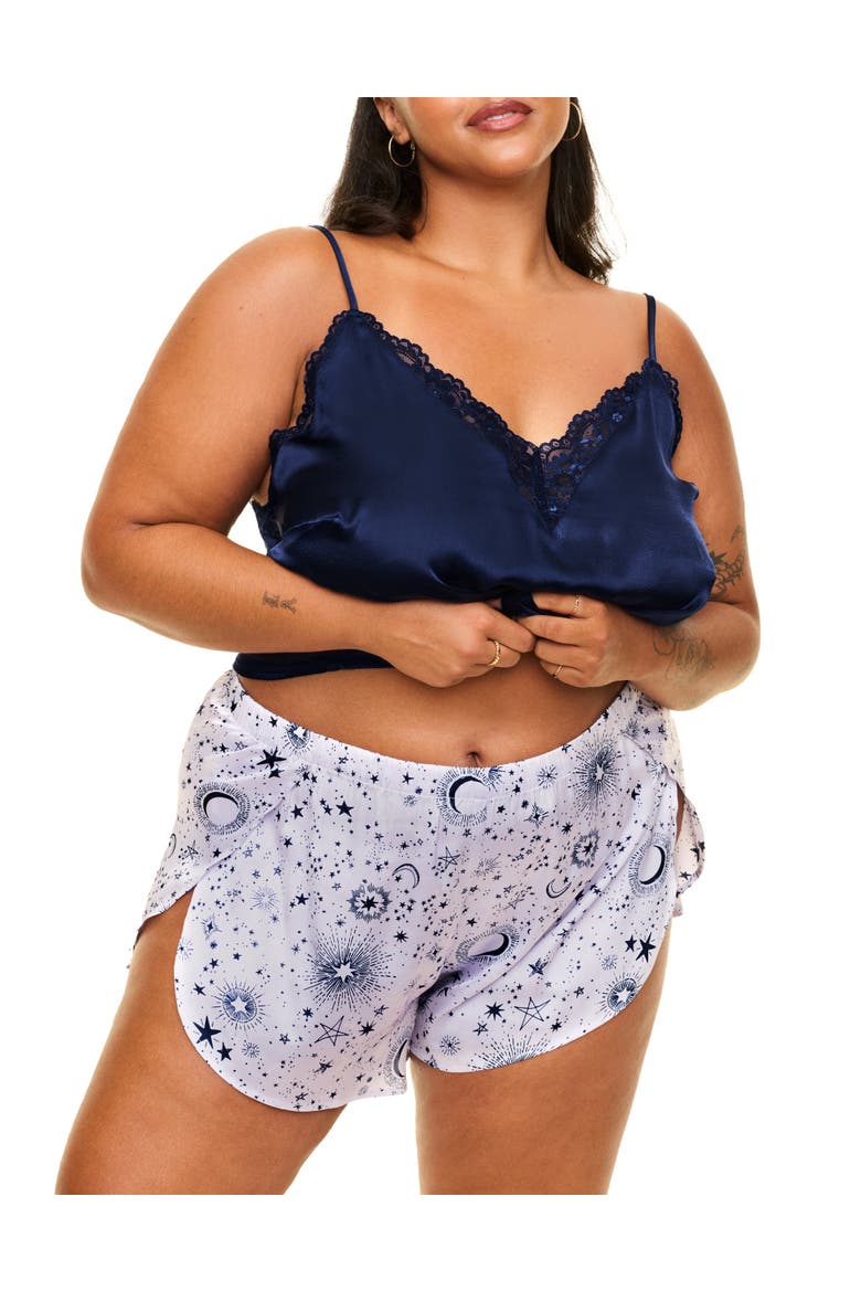 Linny Pajama Cami & Shorts Set, Alternate, color, Novelty purple