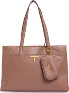 Tahari Sabi Faux Leather Work Tote