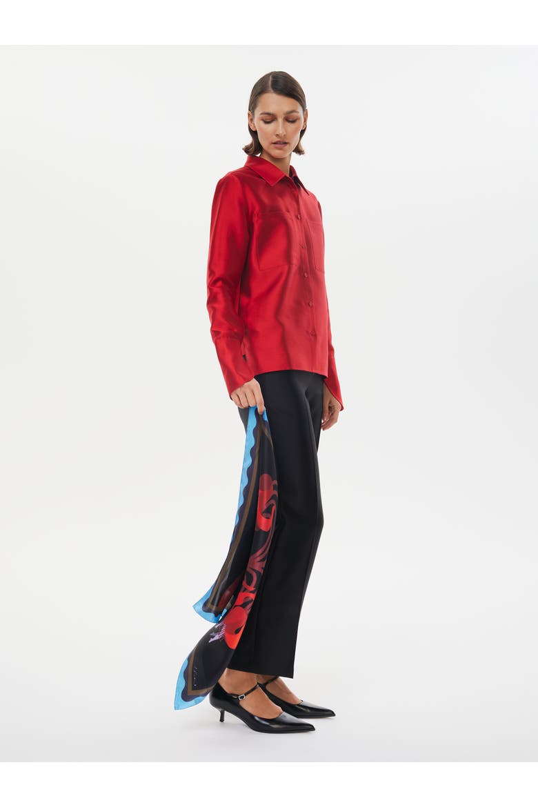 Square Silk Shawl, Alternate, color, Late Bloomer