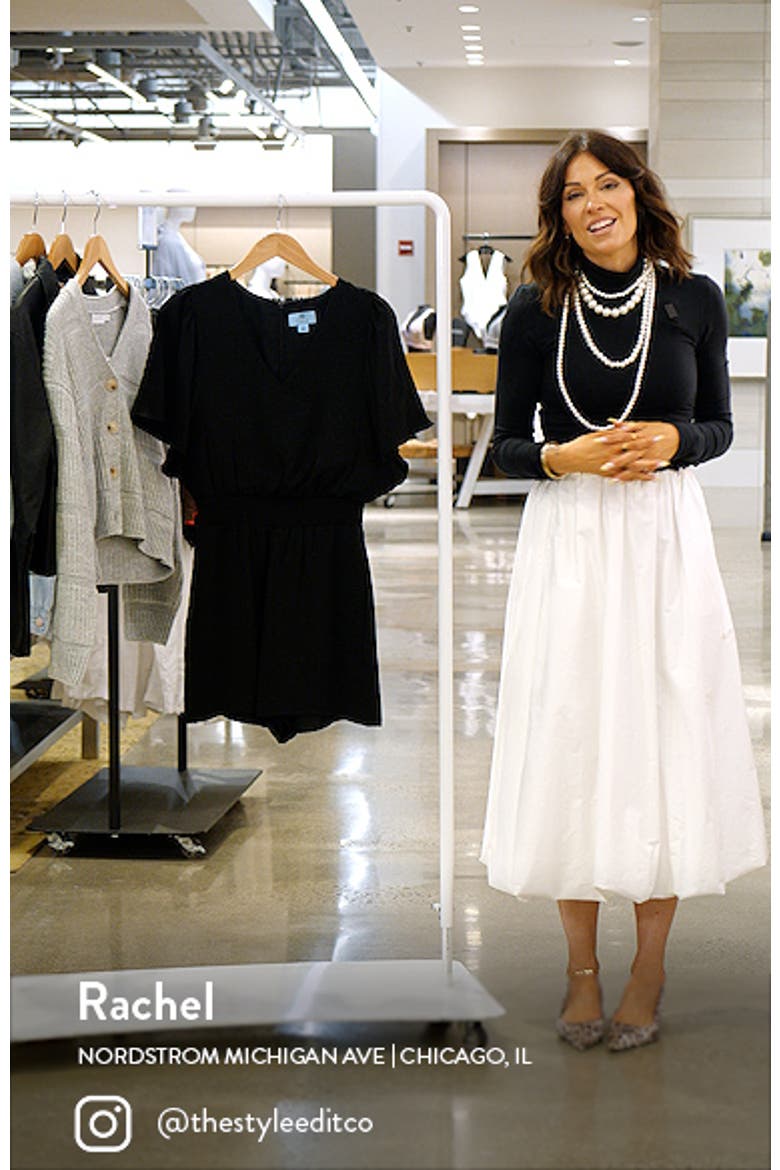 Flutter Sleeve Smock Waist Romper video