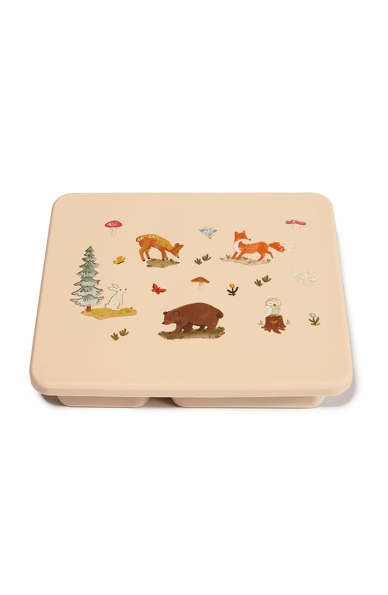 Austin Baby Co Silicone Bento Box, Alternate, color, Woodland Oat