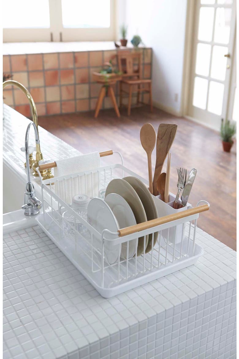Tosca Dish Drainer Rack, Alternate, color, WHITE