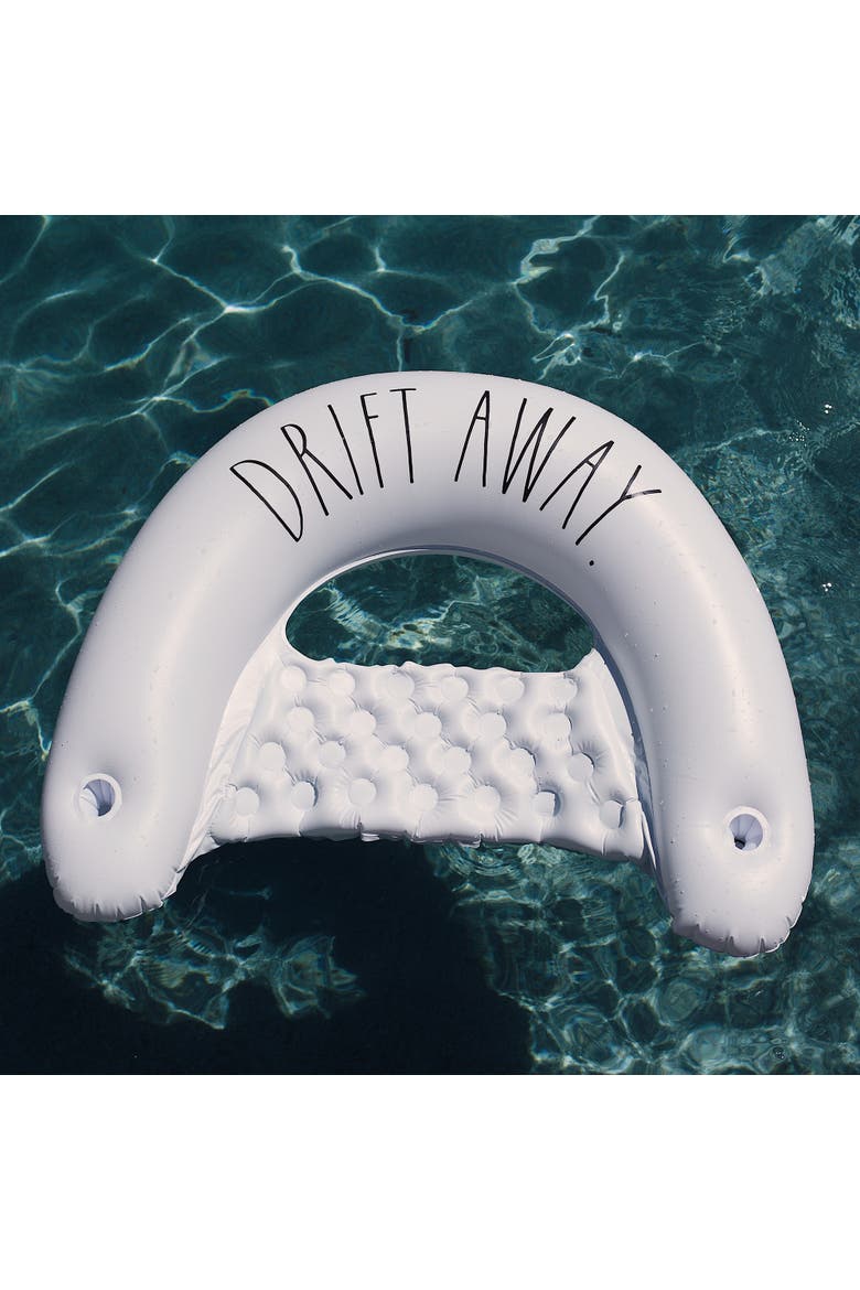 Drift Away Chair Lounger 55 inch x 36 inch Water & Pool, Alternate, color, White