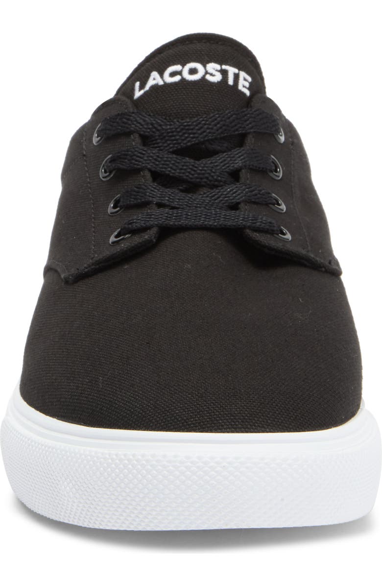 Lacoste Low Top Sneaker, Alternate, color, Black/ White