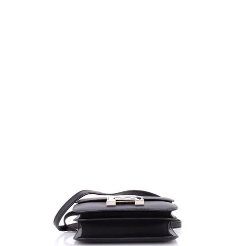Pre-owned Hermes Hermes Studio Disco Constance Bag Monsieur 18 In Black