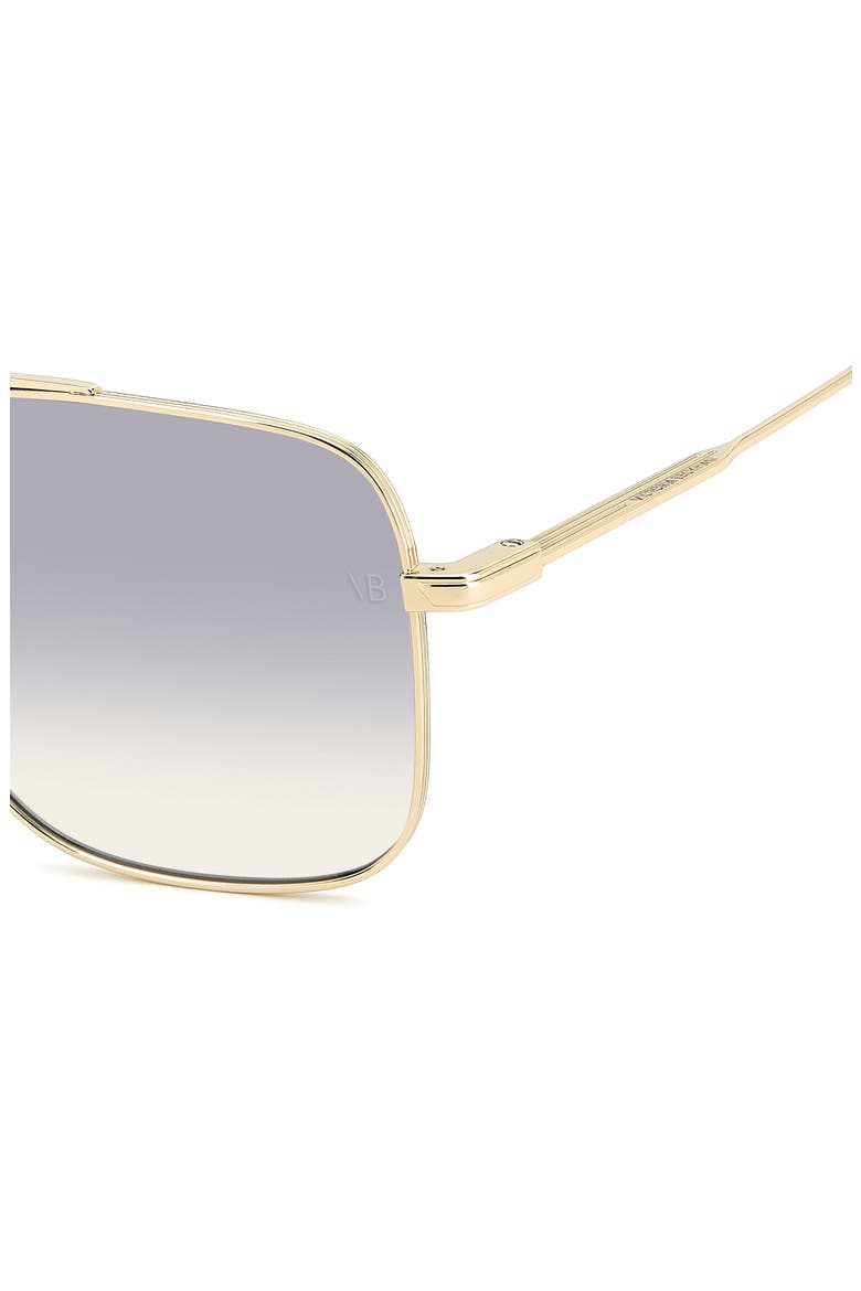 Navigator 57mm Aviator Sunglasses, Alternate, color, GOLD/ BLUE SF AR