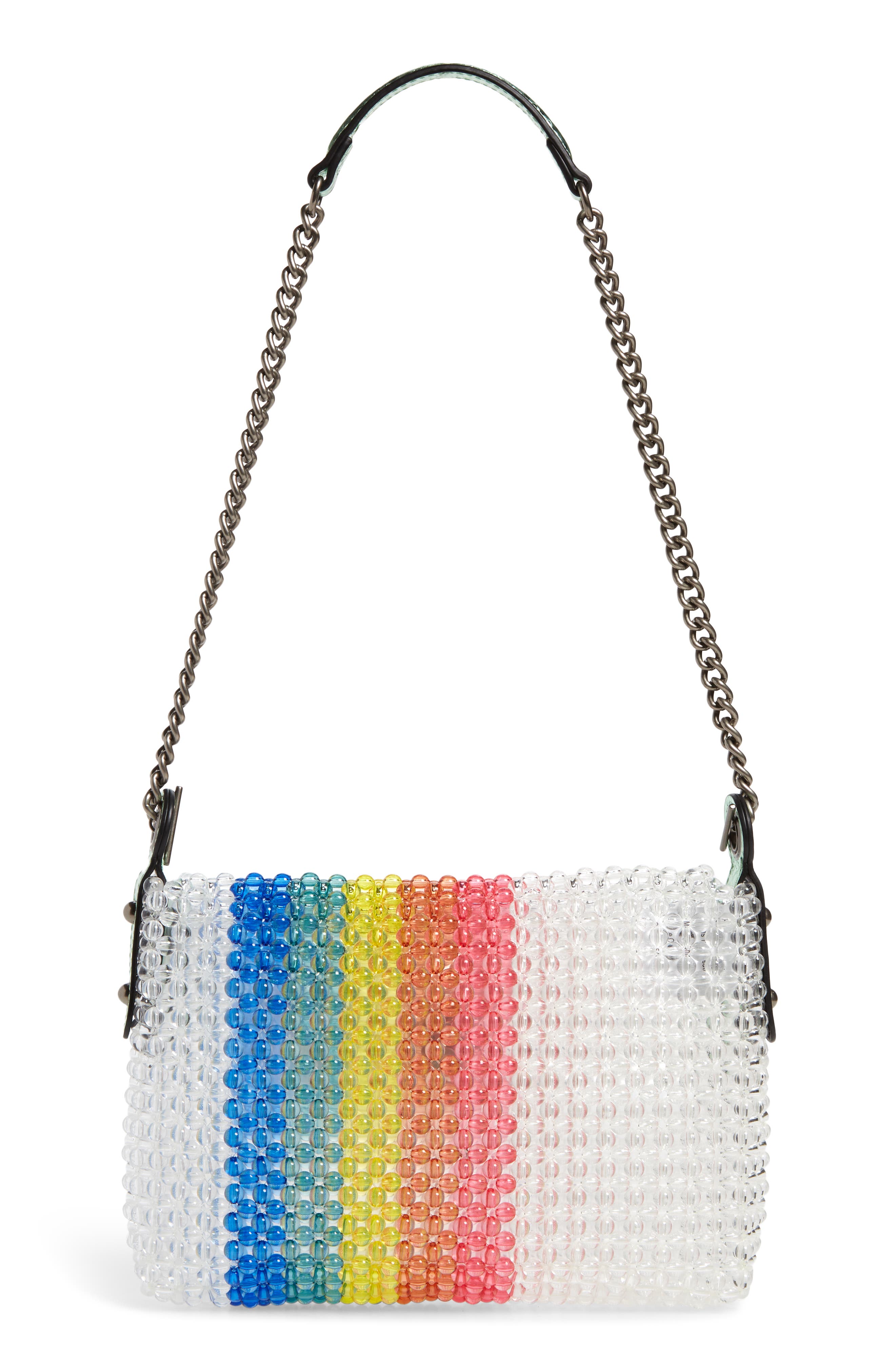 Kurt Geiger London Kensington Beaded Shoulder Bag, Alternate, color, 