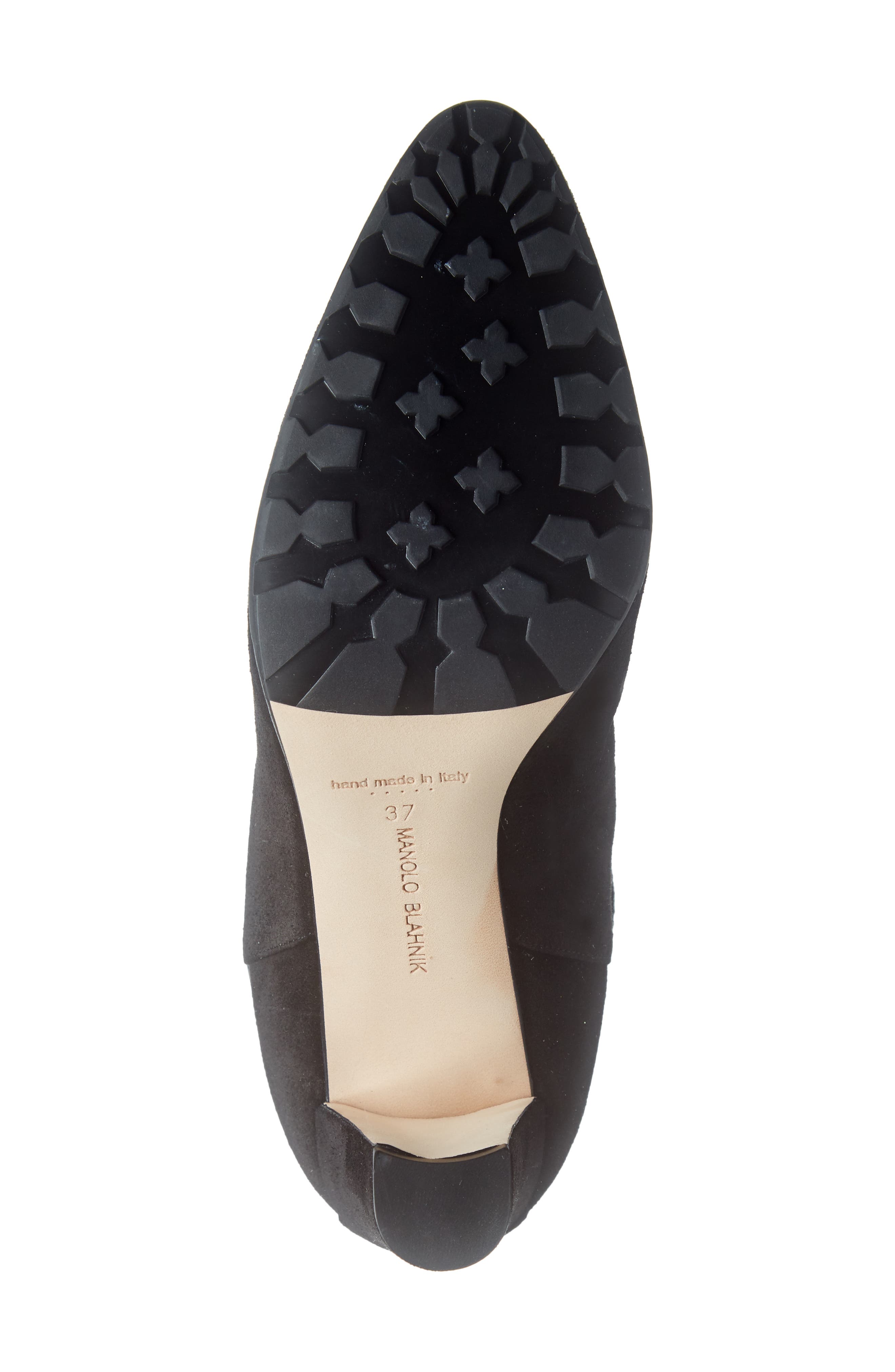 Manolo Blahnik Shushan Slouch Bootie, Alternate, color, 
