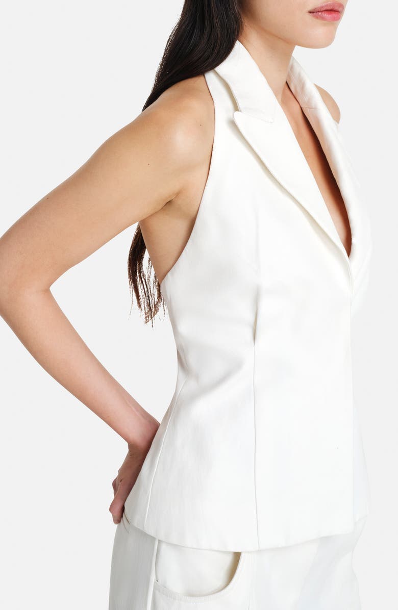 TWP Kaitlyn Halter Linen Blazer, Alternate, color, 