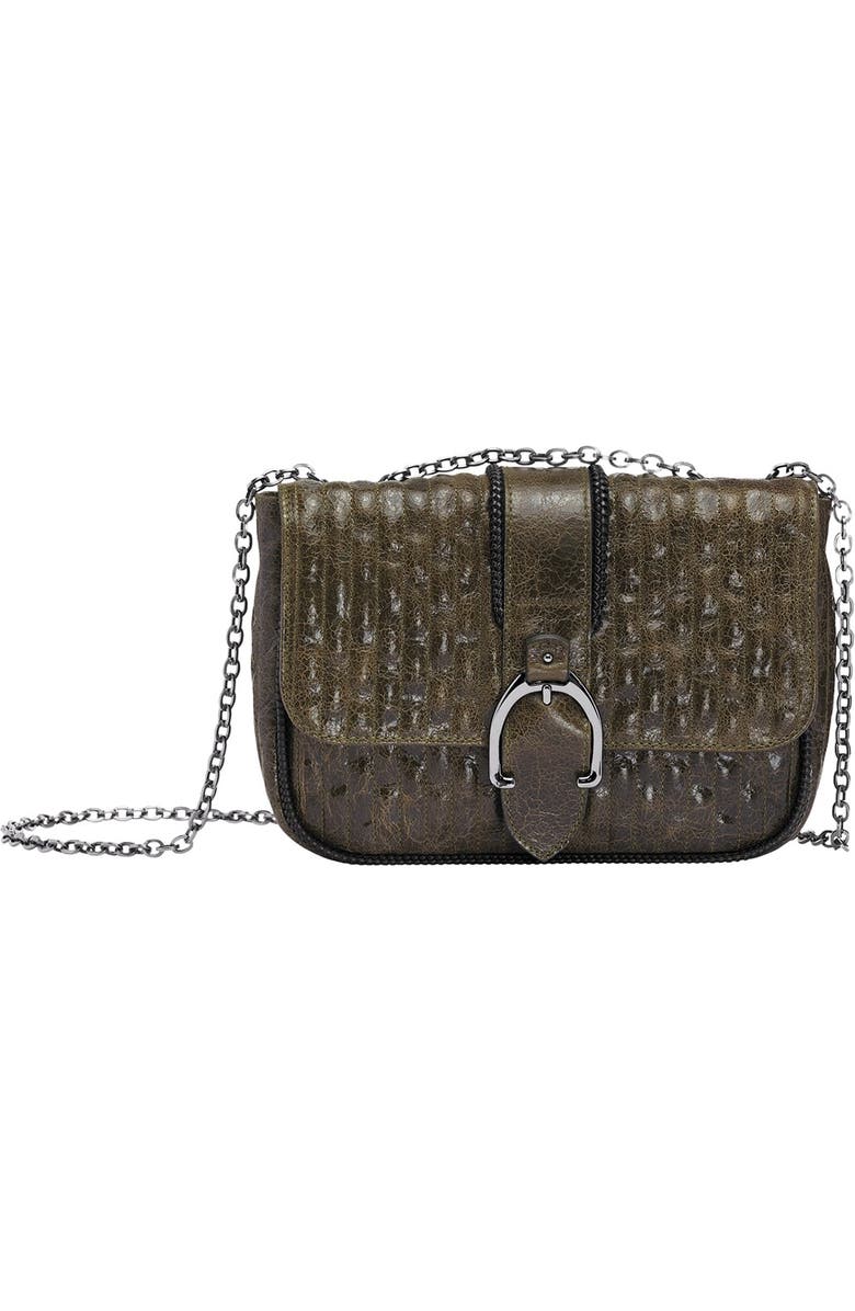 Longchamp Amazone Small Quilted Crossbody Bag, Main, color, Khaki