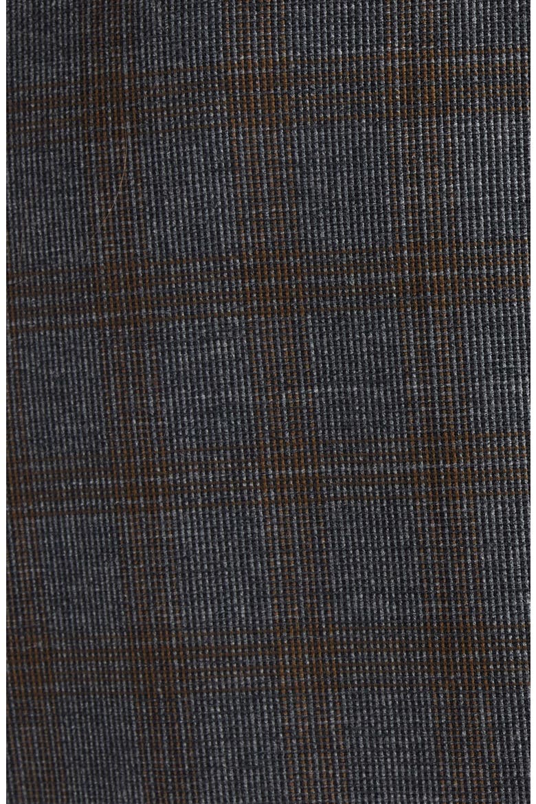 Barrysta Abstract Check Wool Blazer, Alternate, color, BROWN
