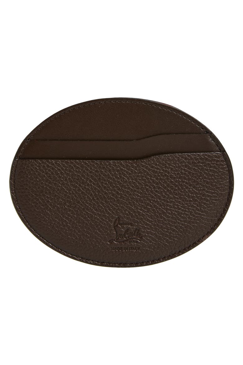 Mooncrest Galet Leather Oval Card Case, Alternate, color, COSME