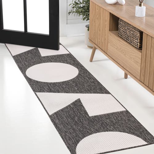 JONATHAN Y JONATHAN Y LUCIAN MODERN GEOMETRIC ABSTRACT TWO-TONE AREA RUG