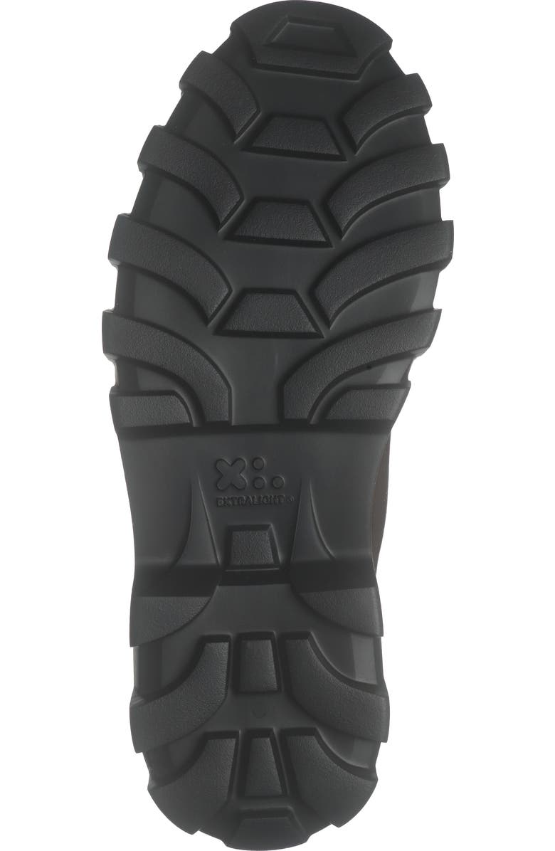 Stuart Weitzman Alton Genuine Shearling Lined Lug Sole Boot, Alternate, color, Brown/ Dark Brown