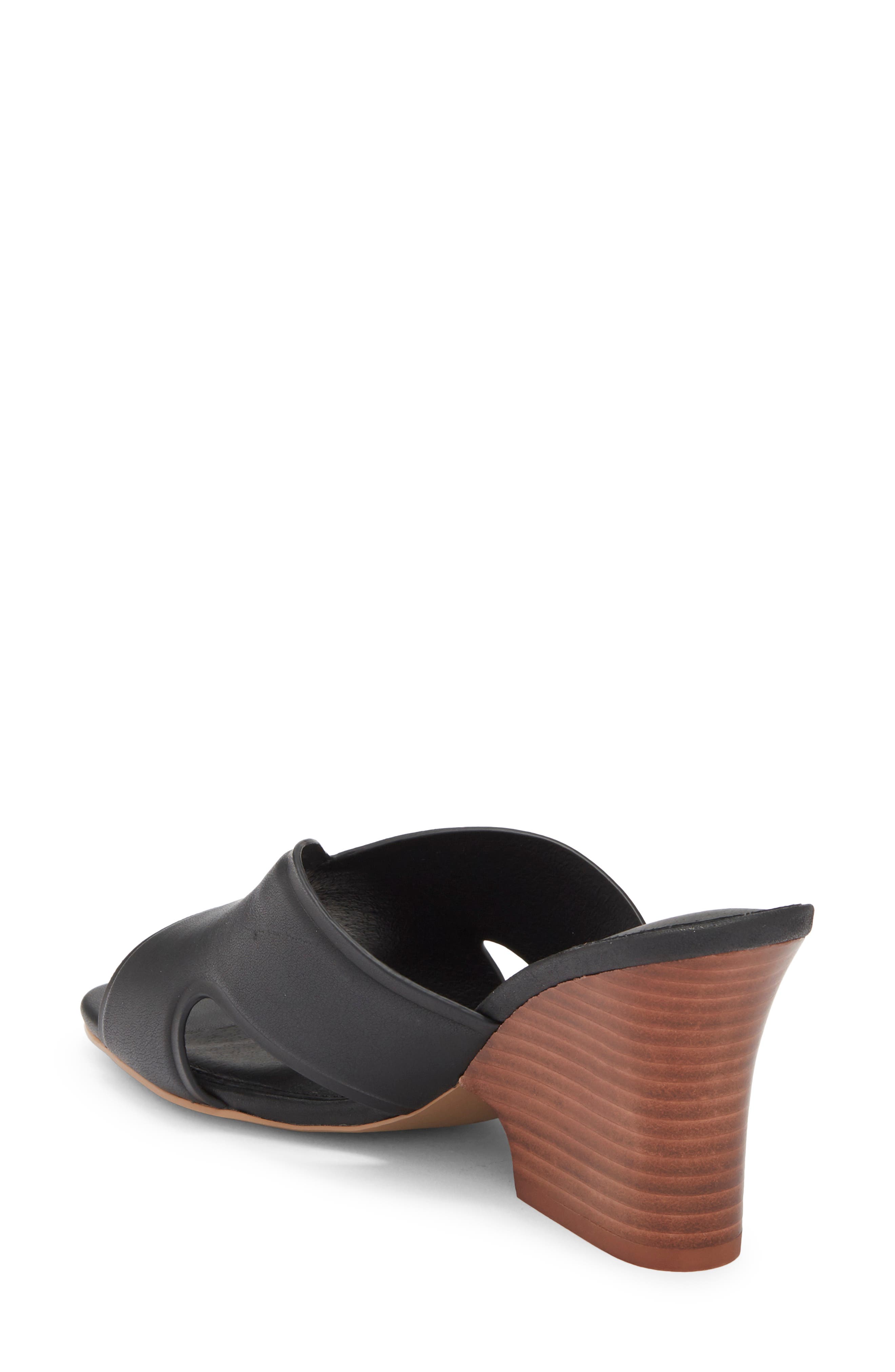 Cecelia New York Faye Wedge Slide Sandal, Alternate, color, Black
