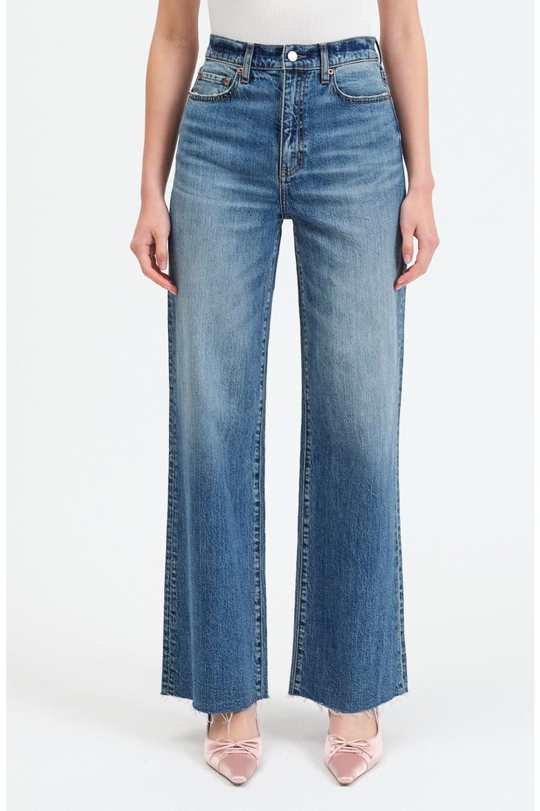 Far Out High Waist Wide Leg Jeans, Main, color, STUNNER