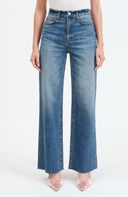 DAZE Far Out High Waist Wide Leg Jeans