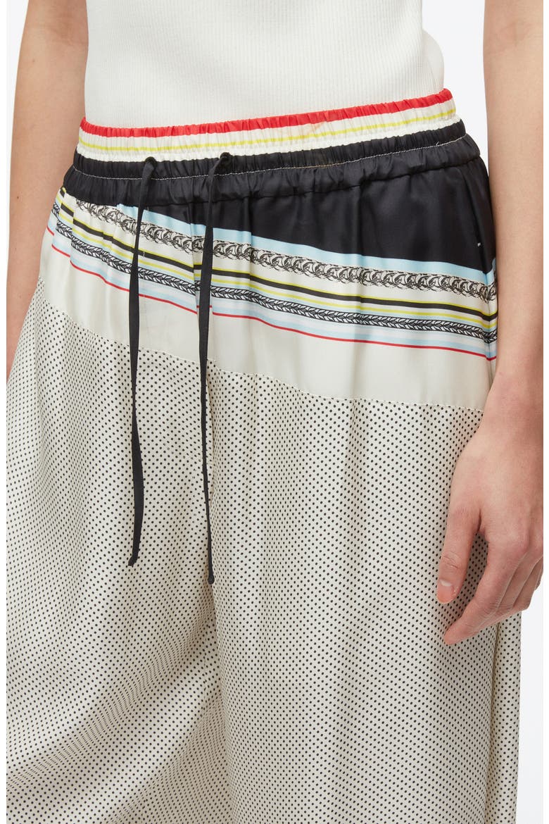 Liberty Silk Pajama Pants, Alternate, color, IVORY MULTI