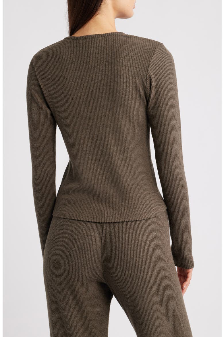 The Cameron Rib Henley, Alternate, color, OLIVE